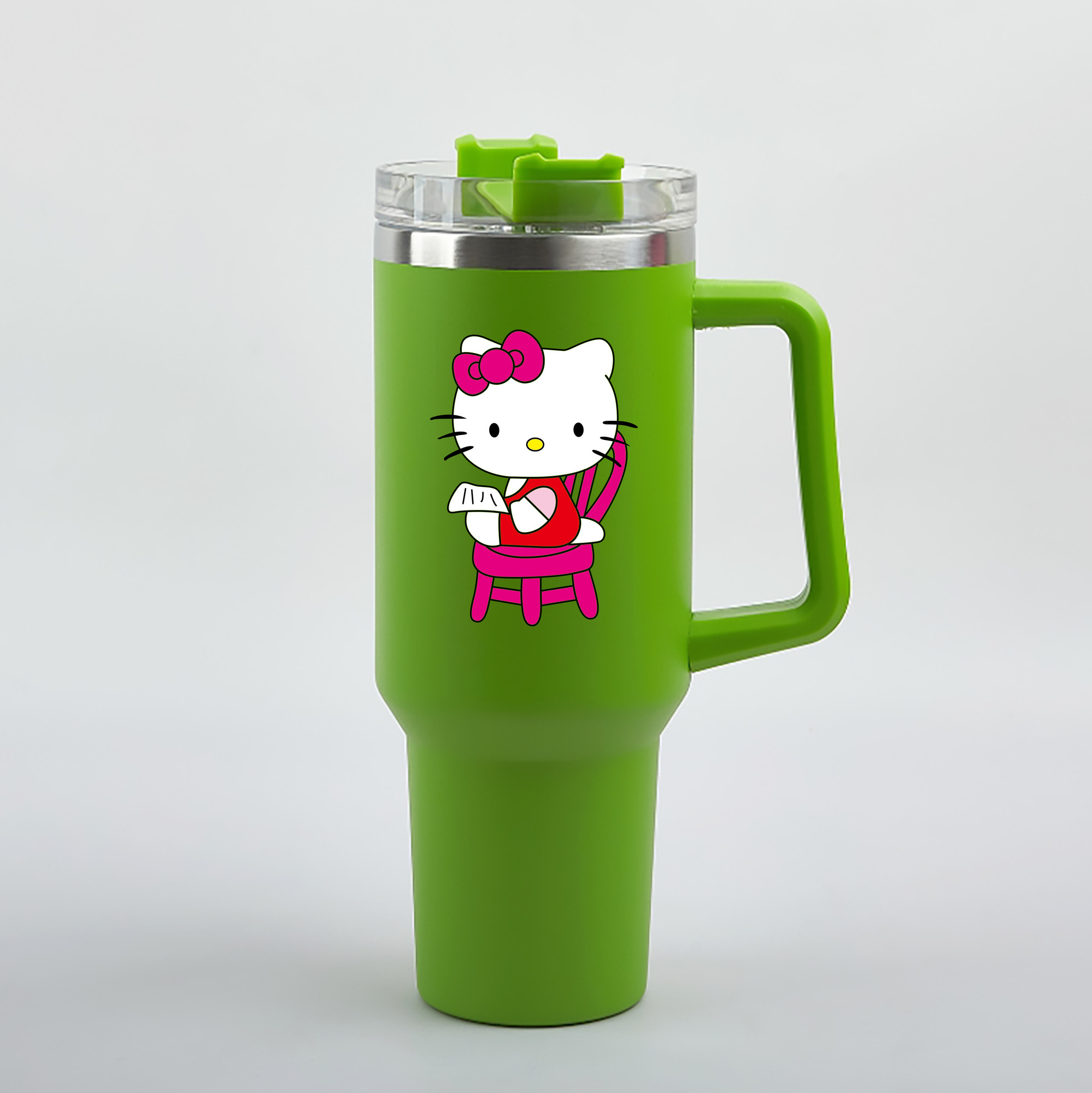 （画像用） Hello Kitty ハローキティ 1200mL車用タンブラー（カラープリント）